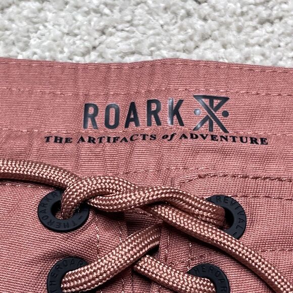 NWT Roark Layover 2.0 Travel Utility Pants Mens 33 Russet Orange Commuter Hiking - Picture 3 of 16